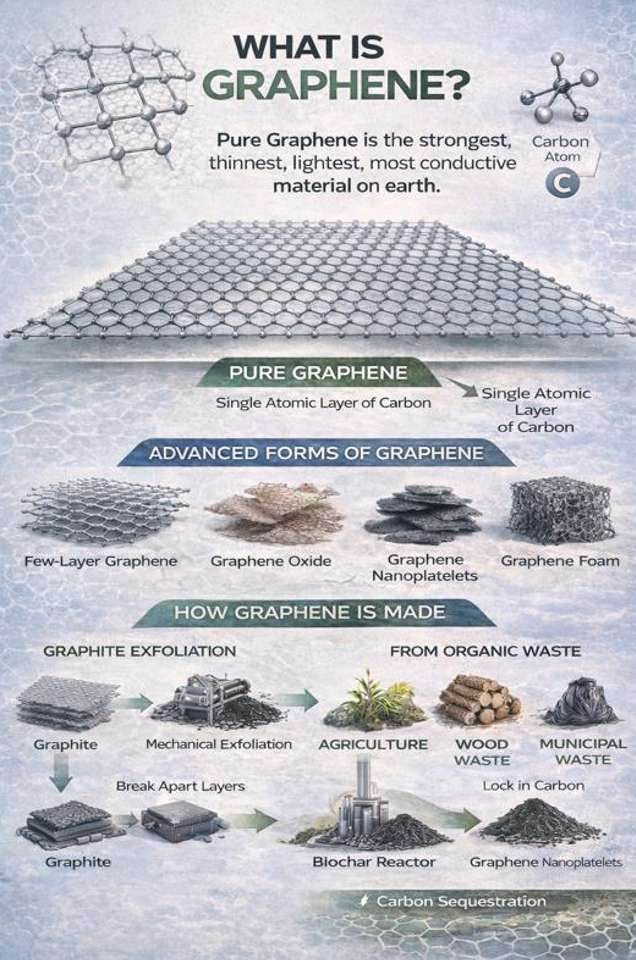 What is graphene: pure graphene, advanced forms, and how it is made